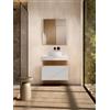 VISOBATH Mobile da bagno sospeso sotto lavabo L 60 x H 35 x P 45 cm bianco laccato opaco, 1 cassetto VISOBATH element