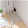 SANYCCES Piatto doccia SANYCCES in resina Strato sabbia L 100 x L 140 x H 2.8 cm opaco effetto ardesia