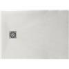 Leroy Merlin Piatto doccia in resina FS25 bianco L 130 x L 80 x H 3 cm effetto pietra
