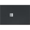 Leroy Merlin Piatto doccia in resina Strato nero L 130 x L 80 x H 2.8 cm effetto pietra