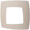 NOVECENTO Plafoniera LED moderno Sofia, beige 32x32 cm, luce naturale NOVECENTO