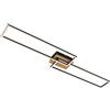 Briloner Plafoniera LED Frames nero IP20 cct da bianco caldo al bianco neutro, 4400 lumen BRILONER