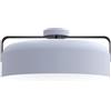 LUMICOM Plafoniera moderno Hug Ø 50 cm bianco IP20, 1XE27