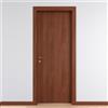 Leroy Merlin Porta battente Schubert telaio 8.5 cm noce L 80 x H 210 cm reversibile