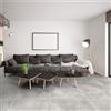 ECODADO+ Piastrella da pavimento e rivestimento interno 81 x 81 cm Sp. 9.5 mm rettificato Emotion in gres porcellanato grigio opaco traffico intenso (pei 4/5) R9