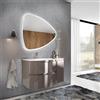 Leroy Merlin Mobile bagno sospeso con lavabo L 70 cm grigio scuro per vasca centrale Armonia