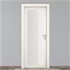 COOPLEGNO Porta tamburata battente Glass vetrata bianco L 80 x H 210 cm sinistra