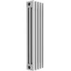 Radiatore acqua calda EQUATION Tubolare in acciaio 3 colonne, 5 elementi  interasse 68.5 cm, bianco