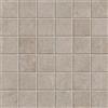 ATLAS CONCORDE SOLUTION Mosaico in gres porcellanato Draft Grey grigio opaco L 30 x L 30cm x Sp. 8 mm, 10 pezzi