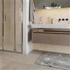 ATLAS CONCORDE SOLUTION Mosaico in gres porcellanato Draft Light bianco opaco L 30 x L 30cm x Sp. 8 mm, 10 pezzi