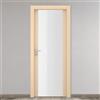 COOPLEGNO Porta battente Madera Vetrata beige L 80 x H 210 cm destra