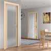 COOPLEGNO Porta battente Madera Vetrata beige L 80 x H 210 cm sinistra