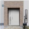 Leroy Merlin Portoncino d'ingresso in pvc Classic4 L 90 x H 210 cm bianco apertura destra