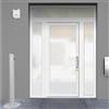 Leroy Merlin Portoncino d'ingresso in pvc Condo21 L 90 x H 210 cm bianco apertura sinistra