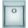 Franke Lavello integrato 1 vasca in inox argento FRANKE Maris inox L 51 x L 43 cm