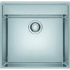 Franke Lavello integrato 1 vasca in inox argento FRANKE Maris inox L 51 x L 53 cm