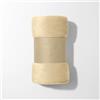Corredocasa Plaid in Pile Tinta Unita Morbidissimo e sofficissimo Coral per Divano, Letto Qualita' Superiore (130x160 cm, Beige)