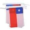 AZ FLAG Ghirlanda 6 Metri 20 Bandiere Cile 21x15cm, Bandiera Cilena 15 x 21 cm - Festone Bandierine