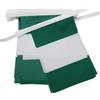 AZ FLAG Ghirlanda 6 Metri 20 Bandiere Nigeria 21x15cm, Bandiera Nigeriana 15 x 21 cm - Festone Bandierine