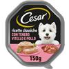 Cesar Ricette Classiche Tenero Paté con Vitello e Pollo - 14 vaschette
