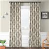 HPD Half Price Drapes BOCH-KC27B-108 - Tende oscuranti stampate per camera da letto, soggiorno, 127 x 274 cm, 1 pannello, colore: nero henné