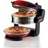 Ariete Forno Pizza Elettrico Potenza 2300 Watt Timer con Pietra Refrattaria colore Rosso - ARI927