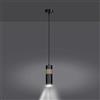 Lampadario a sospensione AKARI 1 BLACK