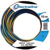 Electraline 25149 Cavo Unipolare N07V-K, Sezione 1x2.5 mm, 10 mt, Marrone/Blu/Verde/Giallo