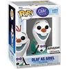 Funko Pop! Disney: Frozen - Olaf As Ariel- Esclusiva Amazon - Figura in Vinile da Collezione - Idea Regalo - Merchandising Ufficiale - Giocattoli per Bambini e Adulti - Movies Fans