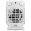 DELONGHI De'Longhi HFS50A20.WH Termoventilatore, Silenzioso e leggero, 2 livelli di potenza, ventilazione estiva, protezione antigoccia, maniglia, dispositivo di sicurezza, luce, protezione antigelo, Bianco