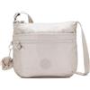 Kipling ARTO Tracolla media, Metallic Glow (Argento)