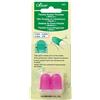 Clover Flexible Rubber Thimble-Medium Ditali: Gomma Flessibile: Media: 2 Pezzi, Rosa, 16 mm