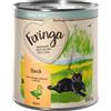 Feringa Single Meat Menù 12 x 800 g umido per gatti - Anatra con Fiocchi di latte e Valeriana