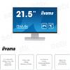 IIYAMA T2252MSC-W2 - Monitor 22 Touchscreen capacitivo PCAP 10 punti IPS Full HD 1080p Speakers Stereo - Bianco