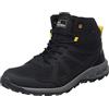 Jack Wolfskin Woodland 2 Texapore Mid M, Sneaker Uomo, Black/Burly Yellow Xt, 39.5 EU