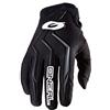 O'NEAL | Guanti Bike & Motocross | MX MTB Mountain Bike Enduro Motorcycle | Secure Fit, imbottitura ergonomica, TPR Strips | Element Glove | Adulto | Nero | Taglia XL