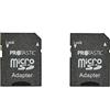 PROtastic Adattatore SD per microSD Protastic, 2 pezzi