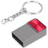 LEIZHAN Unità flash USB 3.0, Mini unità flash USB, unità flash USB per auto, unità flash USB con catena per PC, laptop, ecc. (16GB,Rosso)