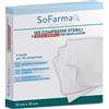 So.Farma.Morra SoFarmaPiù Compresse Sterili di Garza per Medicazione 10 x 10 cm, 25 compresse