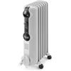 DELONGHI De'Longhi TRRS0715 Radiatore ad Olio Elettrico, 7 Elementi, Meno Consumo Energetico, Calore a Lungo, Manopole Intuitive, per Ambienti fino a 45m³, Silenzioso, 3 livelli di Potenza, 1500 watt, Bianco