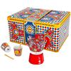 Bialetti Dolce e Gabbana box Moka Express Carretto Siciliano 2 tazze con bicchierini