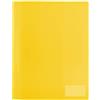 HERMA Raccoglitore trasparente DIN A4, plastica resistente e pulibile con etichetta con scritta, 1 raccoglitore a fogli mobili in PP, Amarillo