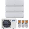 BAXI CONDIZIONATORE BAXI ASTRA TRIAL SPLIT 9000+9000+9000 BTU INVERTER R32 LSGT60-3M A++