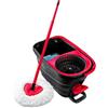 Vileda Turbo Smart sistema a mocio e secchio Serbatoio singolo Nero, Rosso