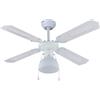 Westinghouse Lighting Kingston Lampadario Ventilatore GU10, Grigio  (Alluminio Spazzolato), 105 cm