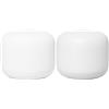 Google Nest Wifi, Router and Point 2-pack router wireless Gigabit Ethernet Dual-band (2.4 GHz/5 GHz) Bianco