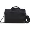 Electroline Borsa per notebook da 15,6'' Ultraslim, con doppia tasca esterna, colore nero