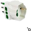IOPLEE 87640-4077 adattatore per presa di corrente Tipo L (IT) Tipo L (IT) + Tipo F Bianco