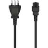 Hama Cavo alimentazione spina Italiana/IEC 60320 C5 F (trifoglio), 1,5 metri, nero