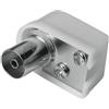 Hama Spina antenna angolare F, 6 mm, 75 Ohms, avvitabile
